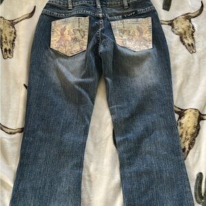 Cowgirl Tuff Blue Denim Jeans 27/35